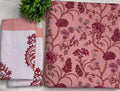Blush Paisley Garden King Size Bedsheet (100 x 108) - Pure Cotton