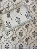 Indigo Grove Super King Size Bedsheet - Jaipuri Pure Cotton (108 x 108 inches)