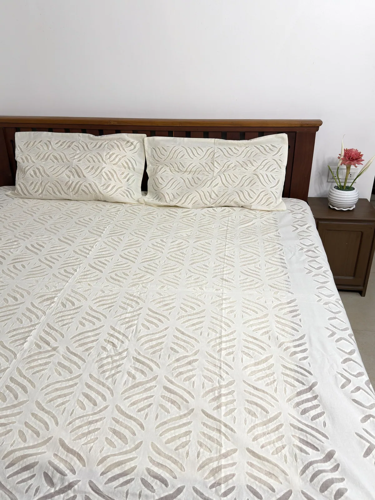View 2 of off-white bedsheet
