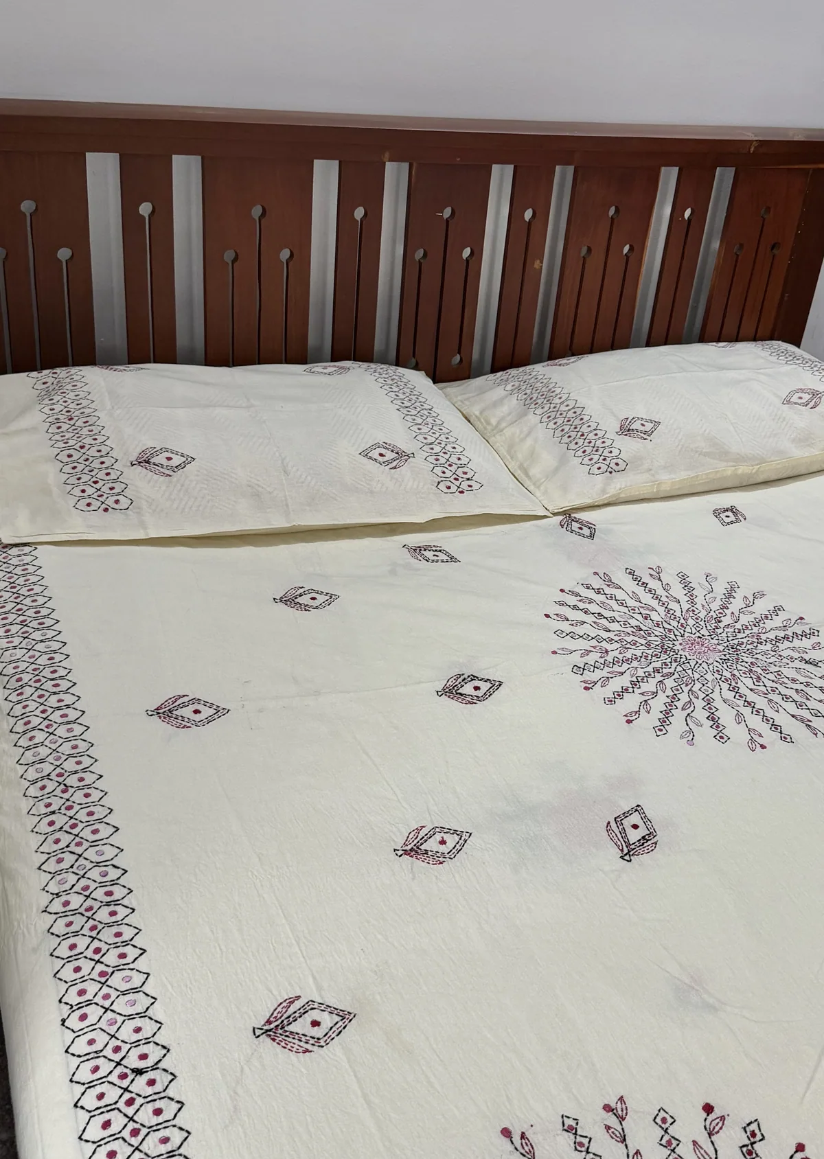 View 2 of cream bedsheet