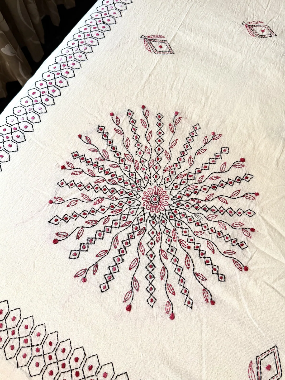 View 3 of cream bedsheet